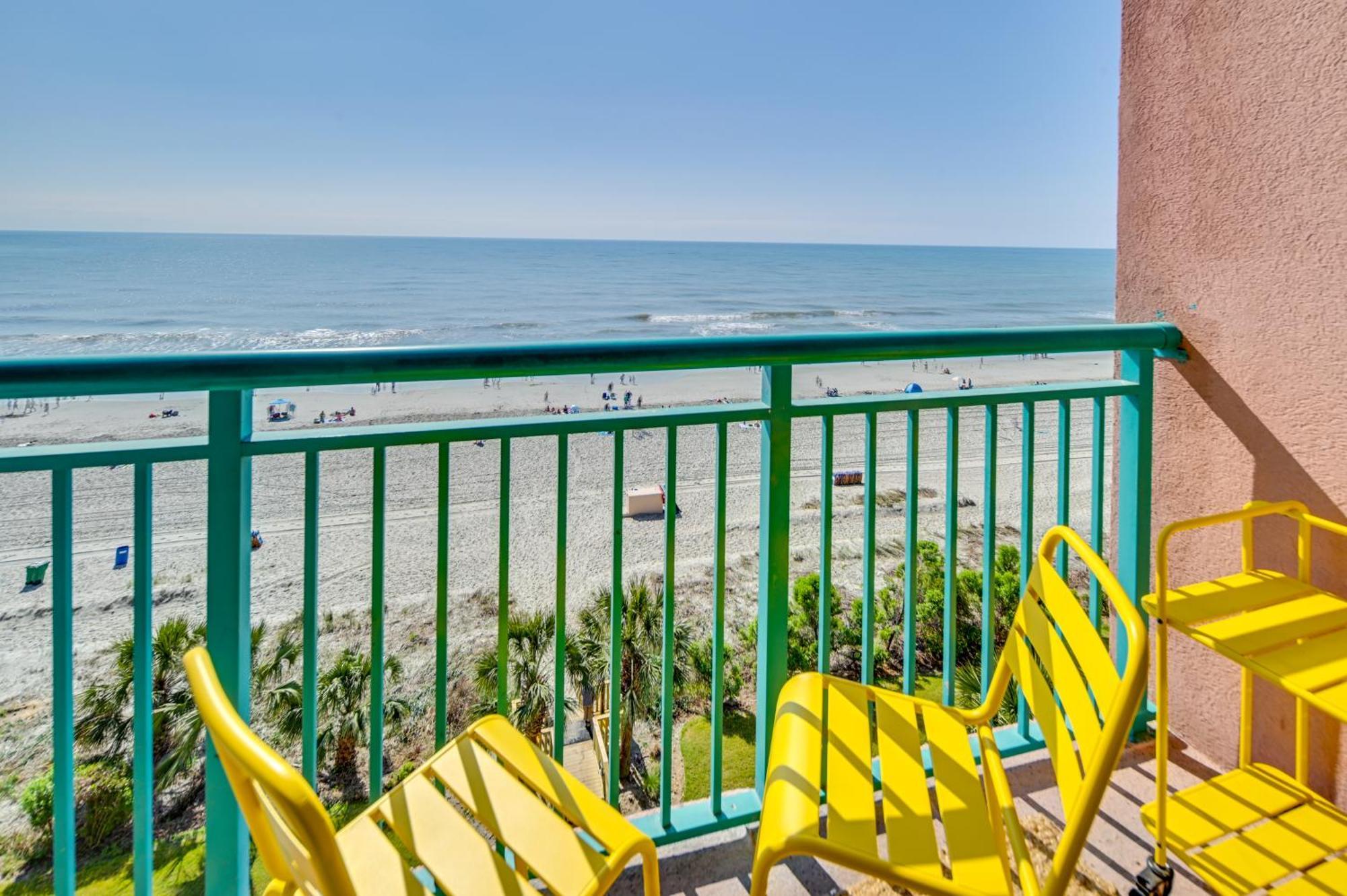 Myrtle Beach Oceanfront Condo With Pool And Lazy River Esterno foto