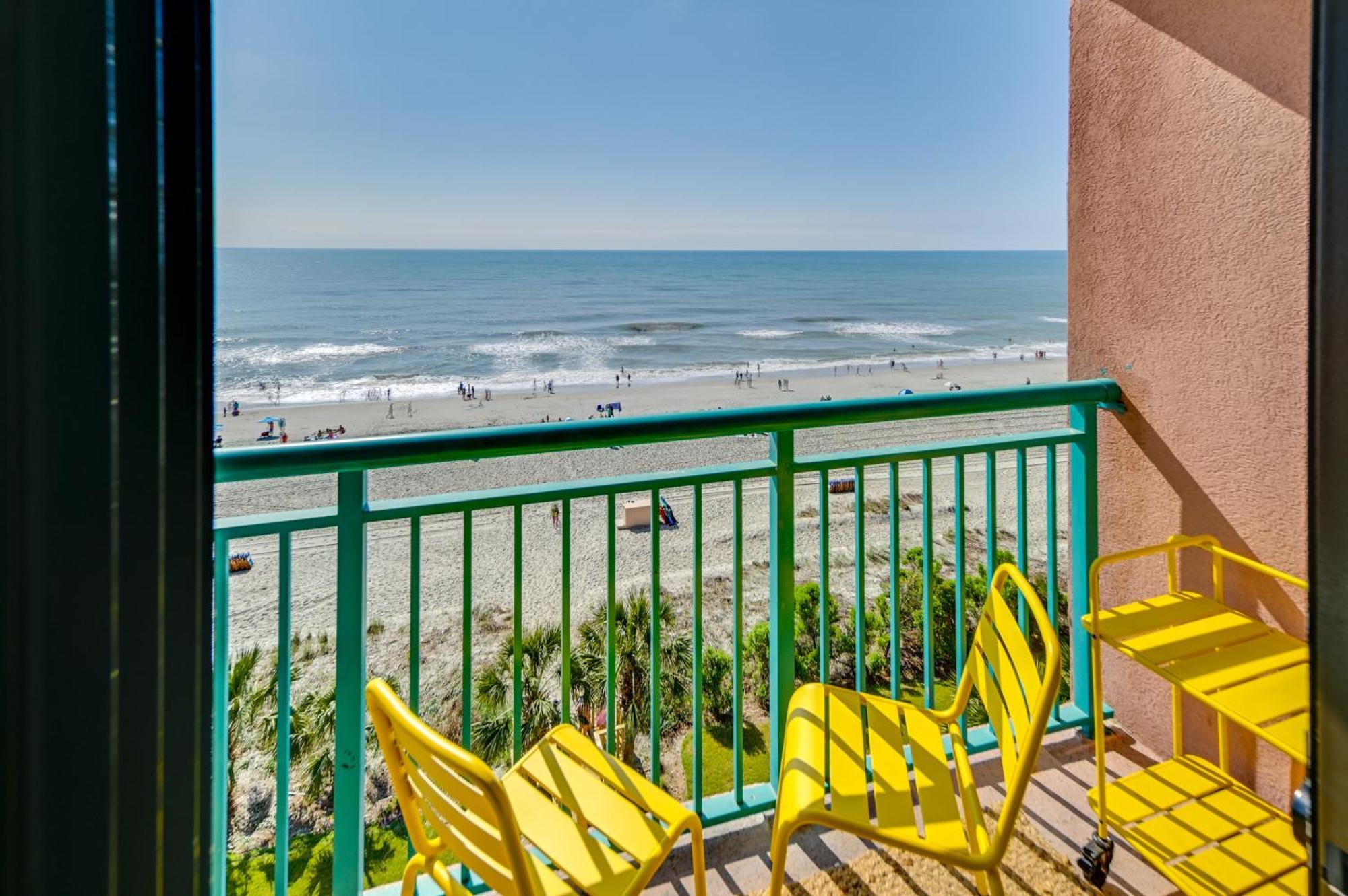 Myrtle Beach Oceanfront Condo With Pool And Lazy River Esterno foto