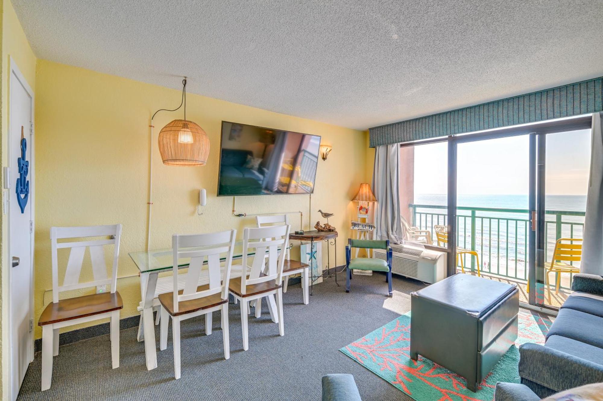 Myrtle Beach Oceanfront Condo With Pool And Lazy River Esterno foto